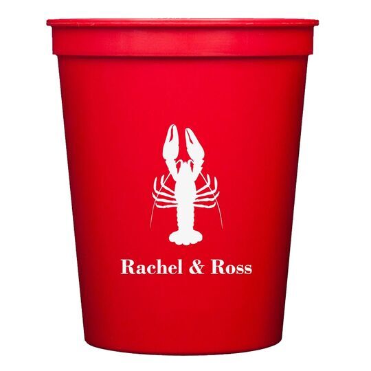 Maine Lobster Stadium Cups